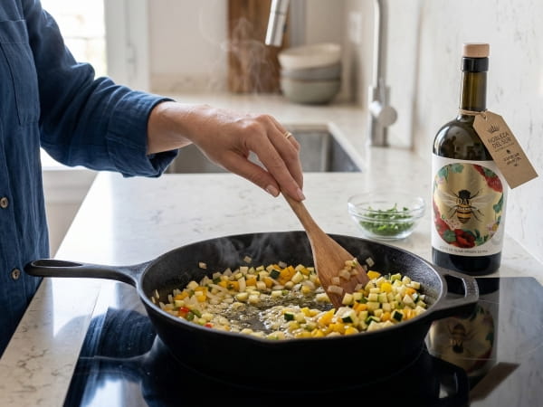 Vaření s olivovým olejem